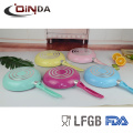 electric white ceramic fry pan